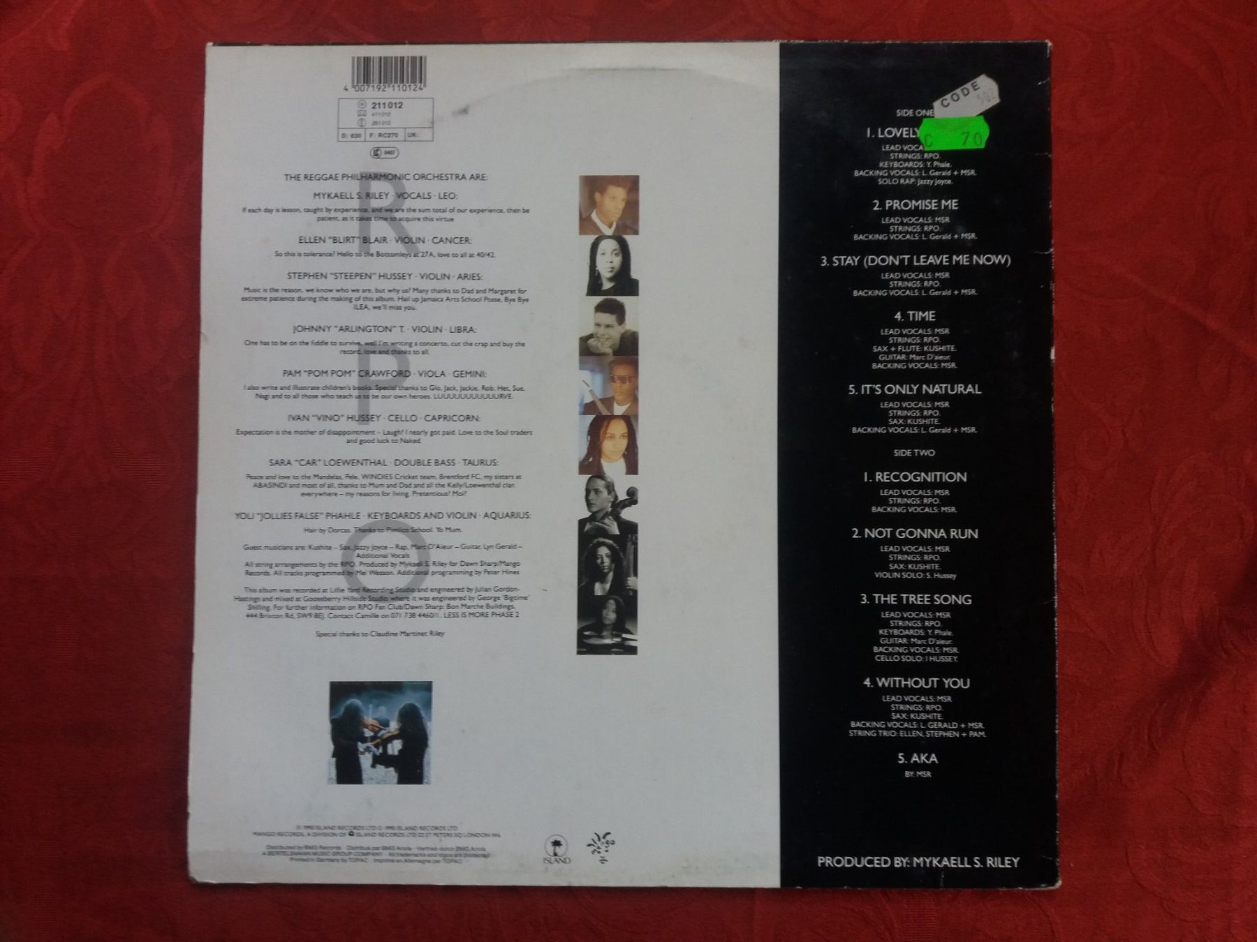 Schallplatten: LP (Reggae Philharmonic Orchestra) RPO Time – Gebraucht aus Meyrin von toutatis 1