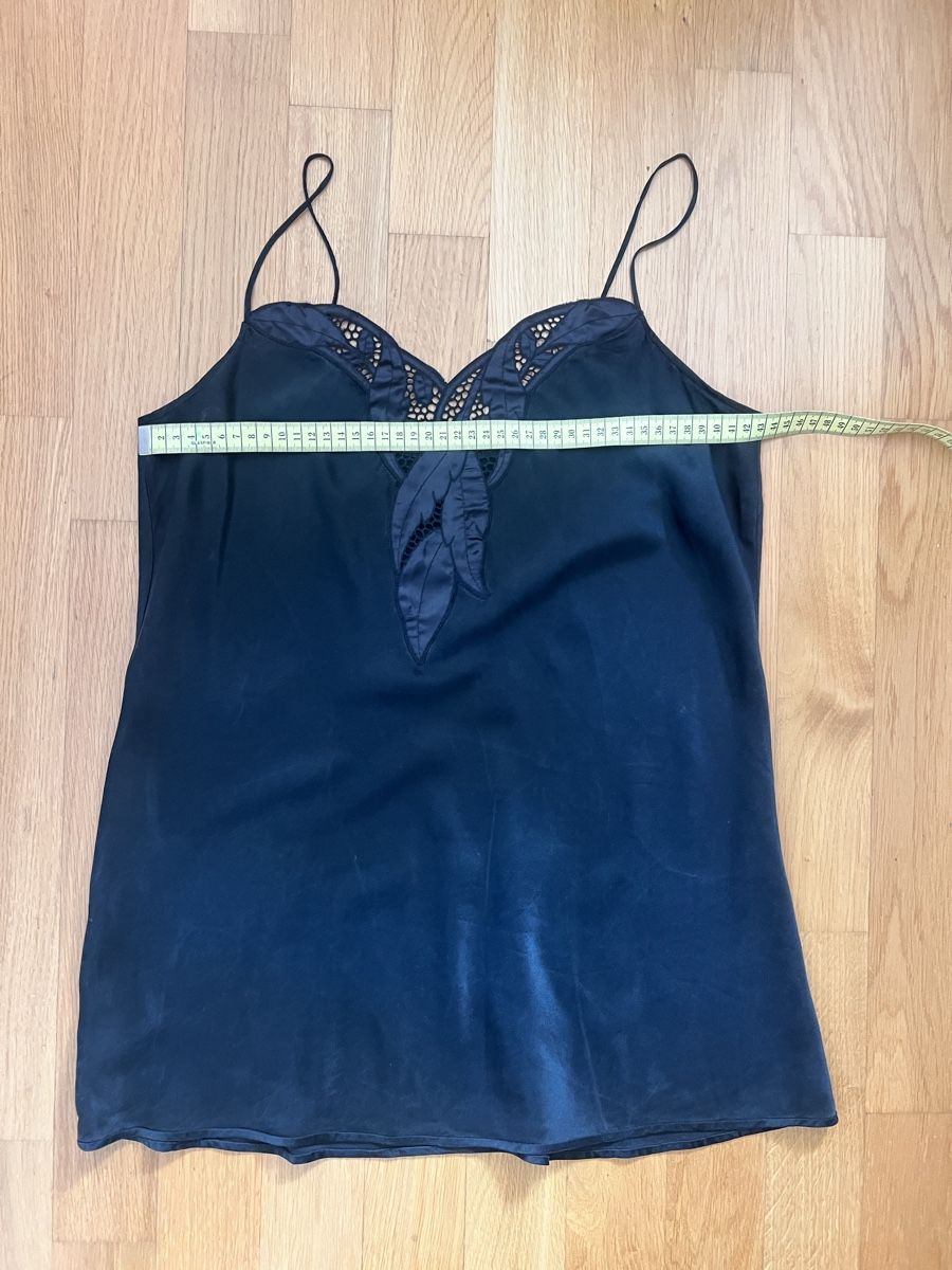 Tops: Schwarzes Seidentop mit Spaghettiträgern – Gebraucht aus Zürich von anjoz 6