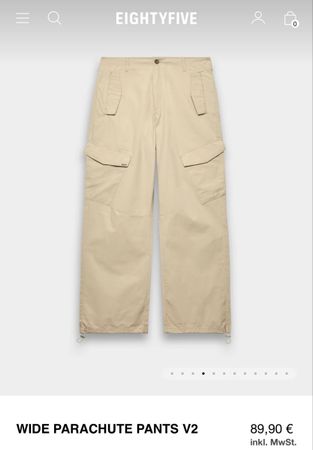Eightyfive Herren Cargo Hose beige Grösse 32
