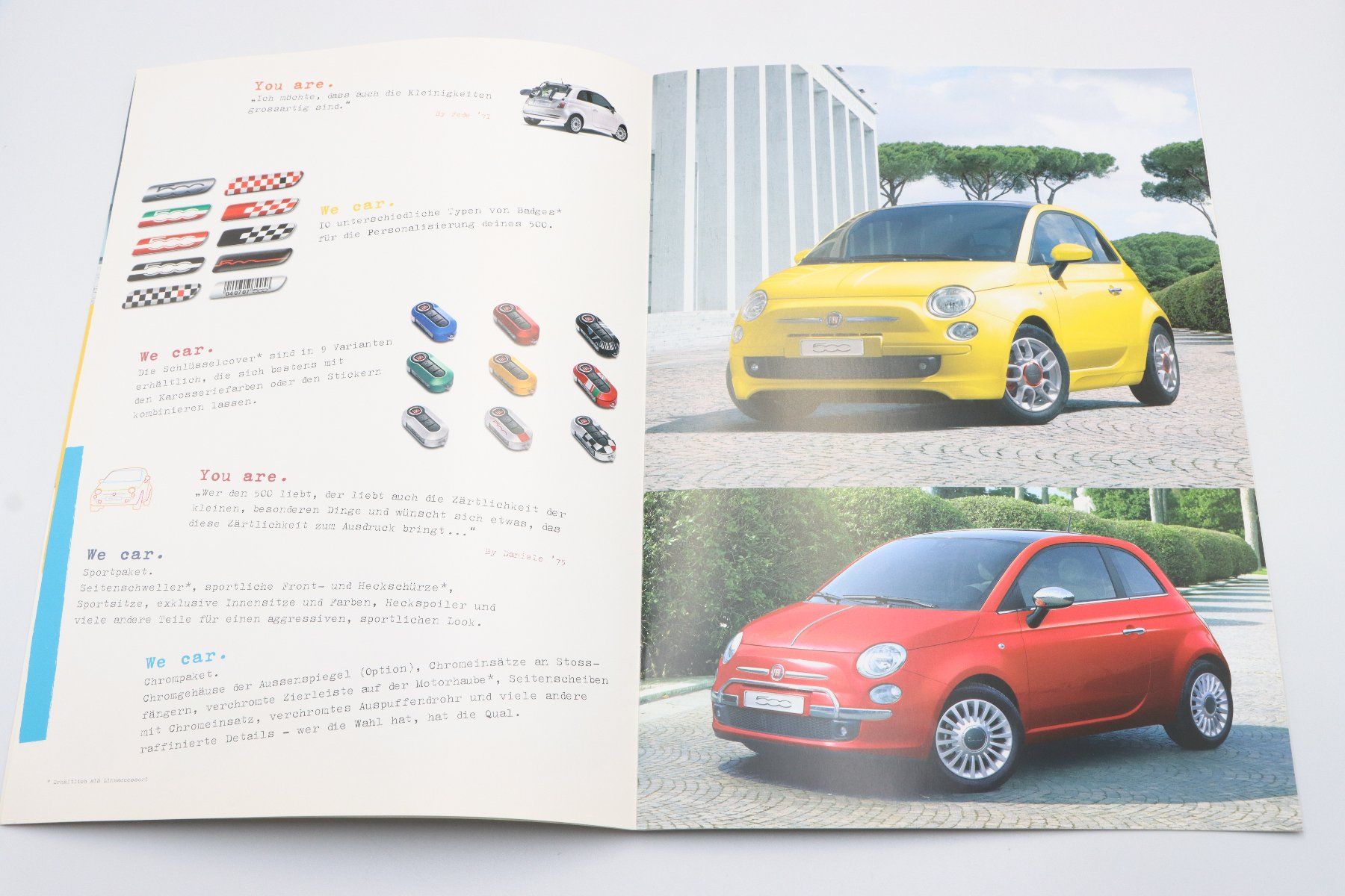 Fiat Dokumente: Fiat 500 2007 Prospekt – Gebraucht aus Bühl b.Aarberg von Collectorpassions 3