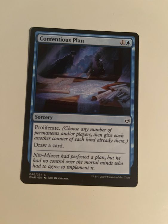 1 x Contentious Plan - Magic: The Gathering - MtG (Gebraucht) in Kriens ...