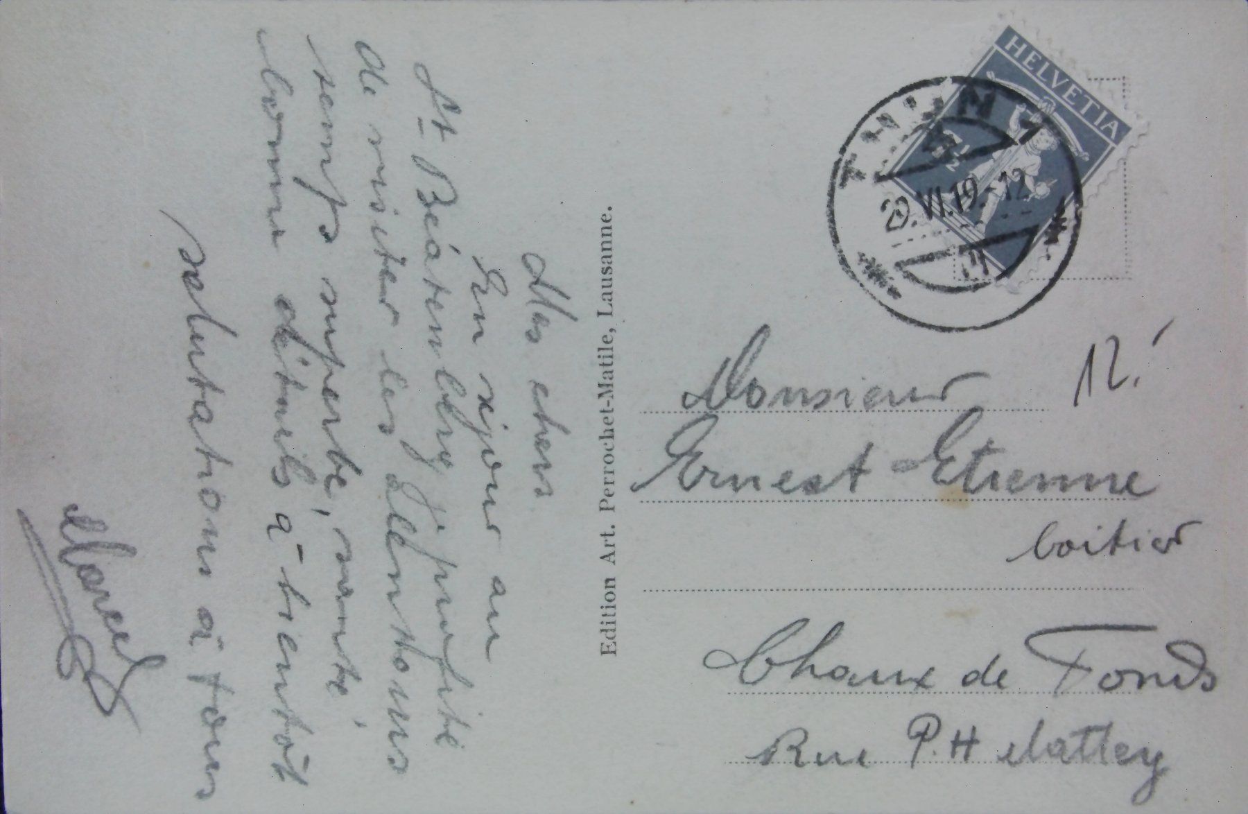 Cartoline postali: Iseltwald am Brienzersee  -  alte Ansichtskarte  -  1919 – Usato da Röthenbach i. E. venduto da Heureka5 1