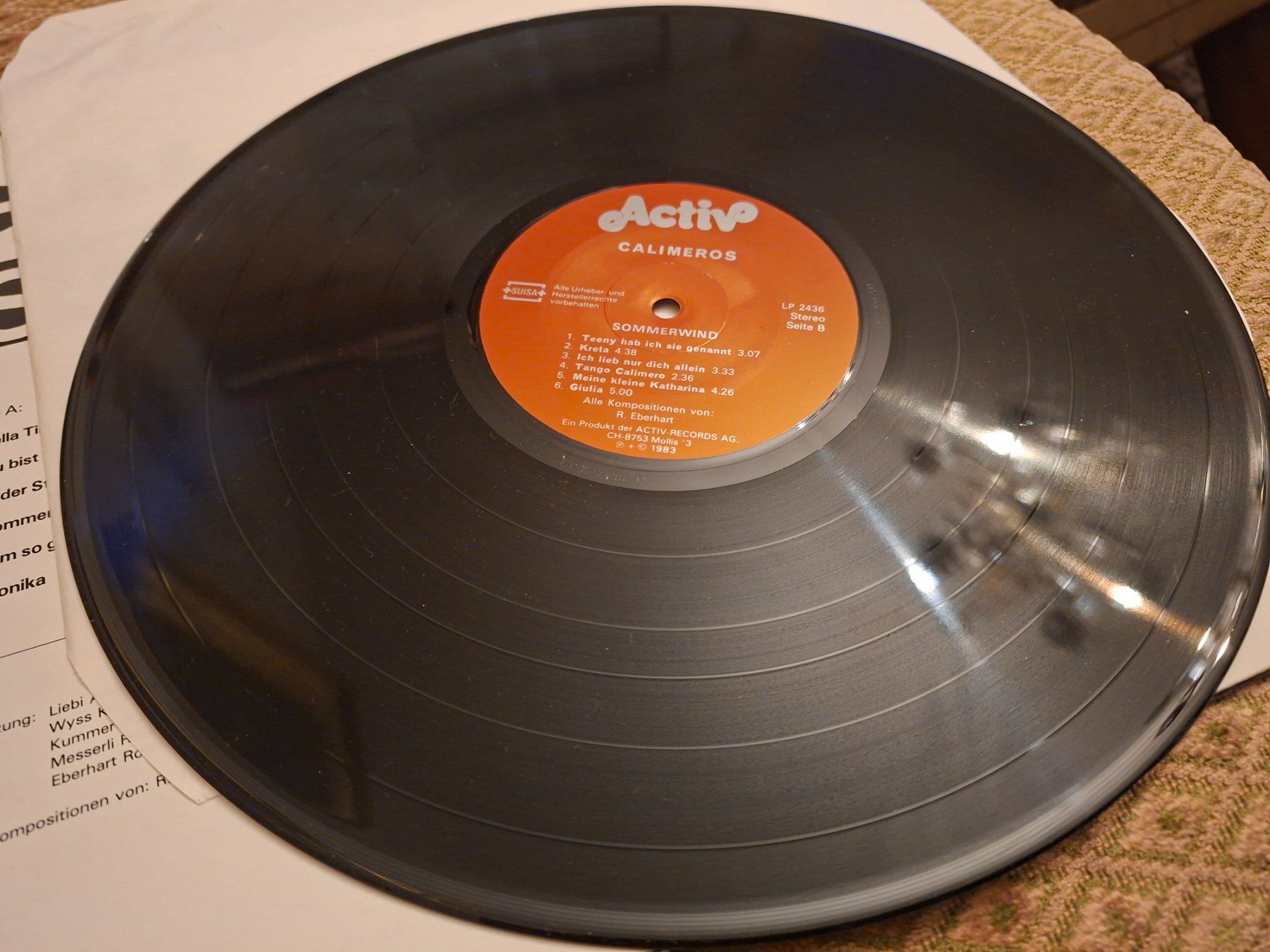 Dischi in vinile: Schlager LP - Calimeros - Sommerwind – Usato da Bernex venduto da Wannabehasbeen01 6