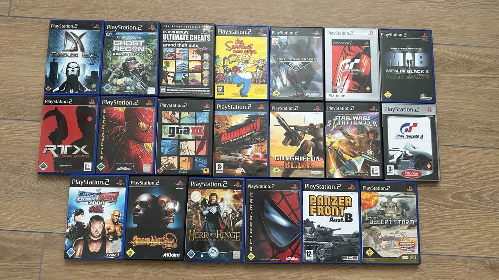 XXL-Bundle: PlayStation 2 Konsole und 20 Spiele 2