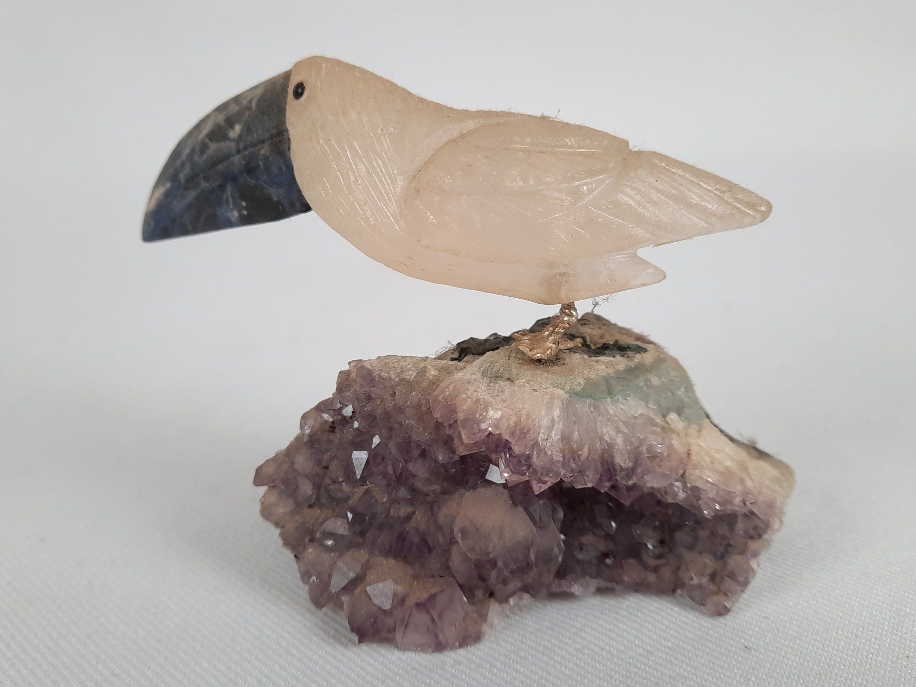 Minerali & Pietre curative: 4 Vögel auf Amethyst – Usato da Beinwil am See venduto da Restwert_Beinwil 3