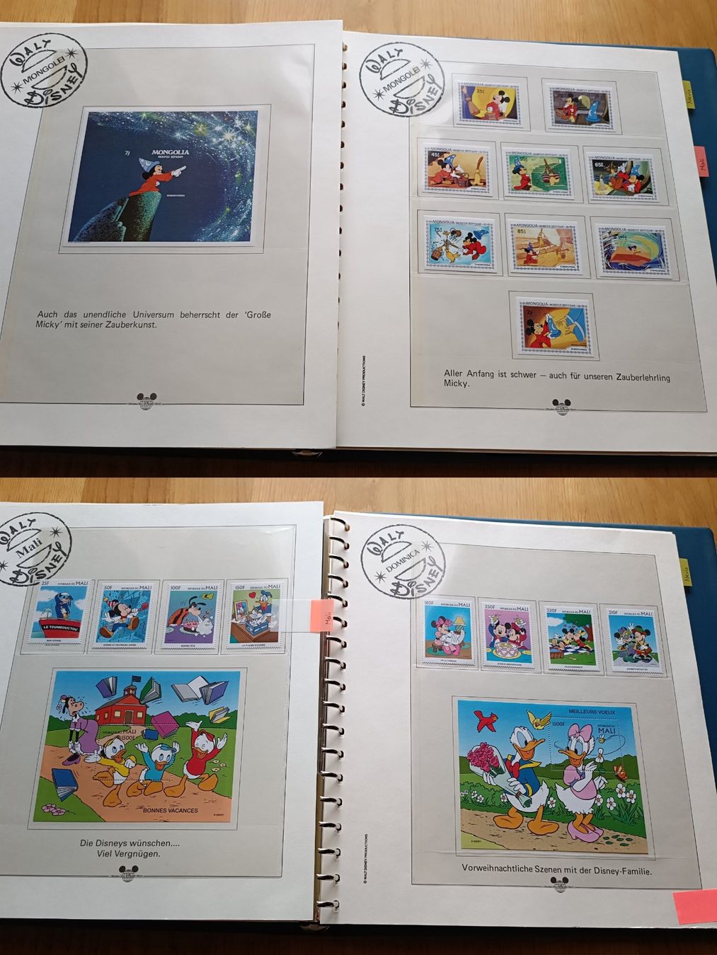 Lindner Album: Disney Briefmarken Album Malediven – Usato da Otelfingen venduto da patida 8