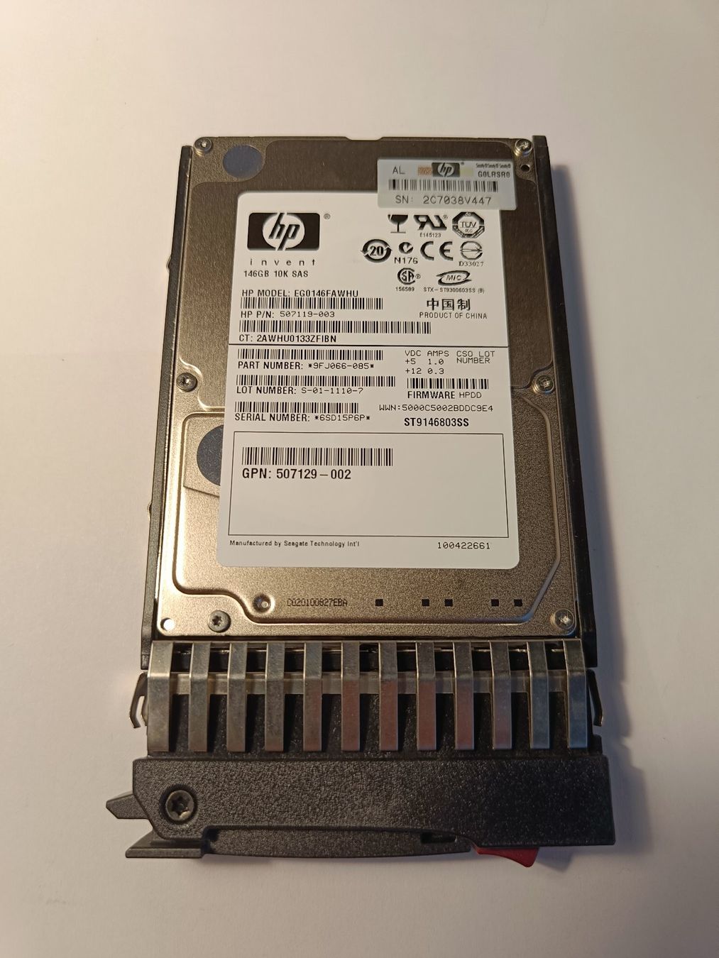 Hewlett Packard Dischi rigidi: HP Proliant GL6 Server 146GB HDD – Usato da Bern venduto da avagi