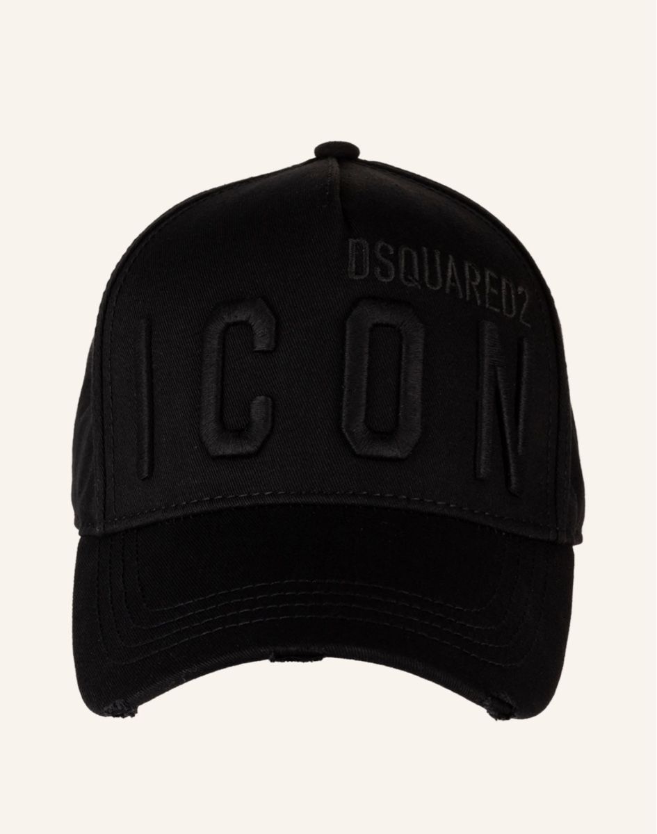 Dsquared2 Copricapi, berretti & cappellini: DSQUARED2 BE ICON  Cap Schwarz Neu – Nuovo e nell'imballaggio originale da Zürich venduto da OLDandNEW.