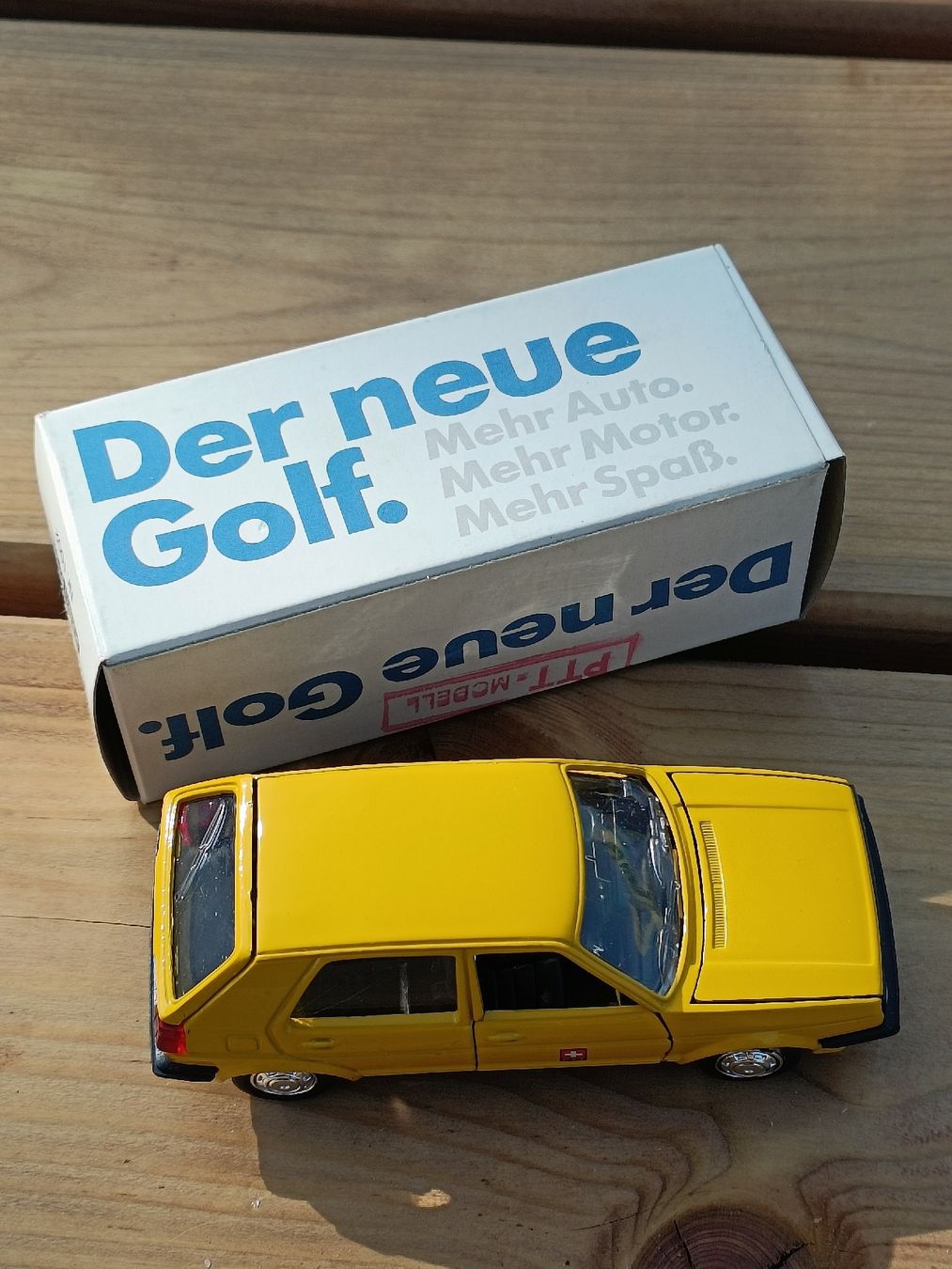 Volkswagen Modellini d'auto: Modellauto Schabak / VW Golf - PTT Modell – Nuovo (secondo la descrizione) da Brugg AG venduto da Ente015 6