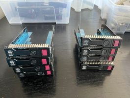 HPE 3.5" Festplattenrahmen Disk Tray 8 Stück