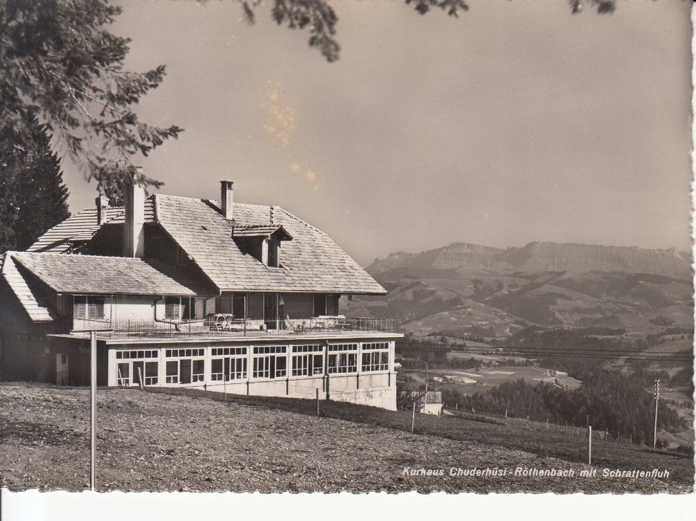 Ansichtskarten: Röthenbach Chuderhüsi ca. 1950 – Gebraucht aus Bürglen TG von StampGraf