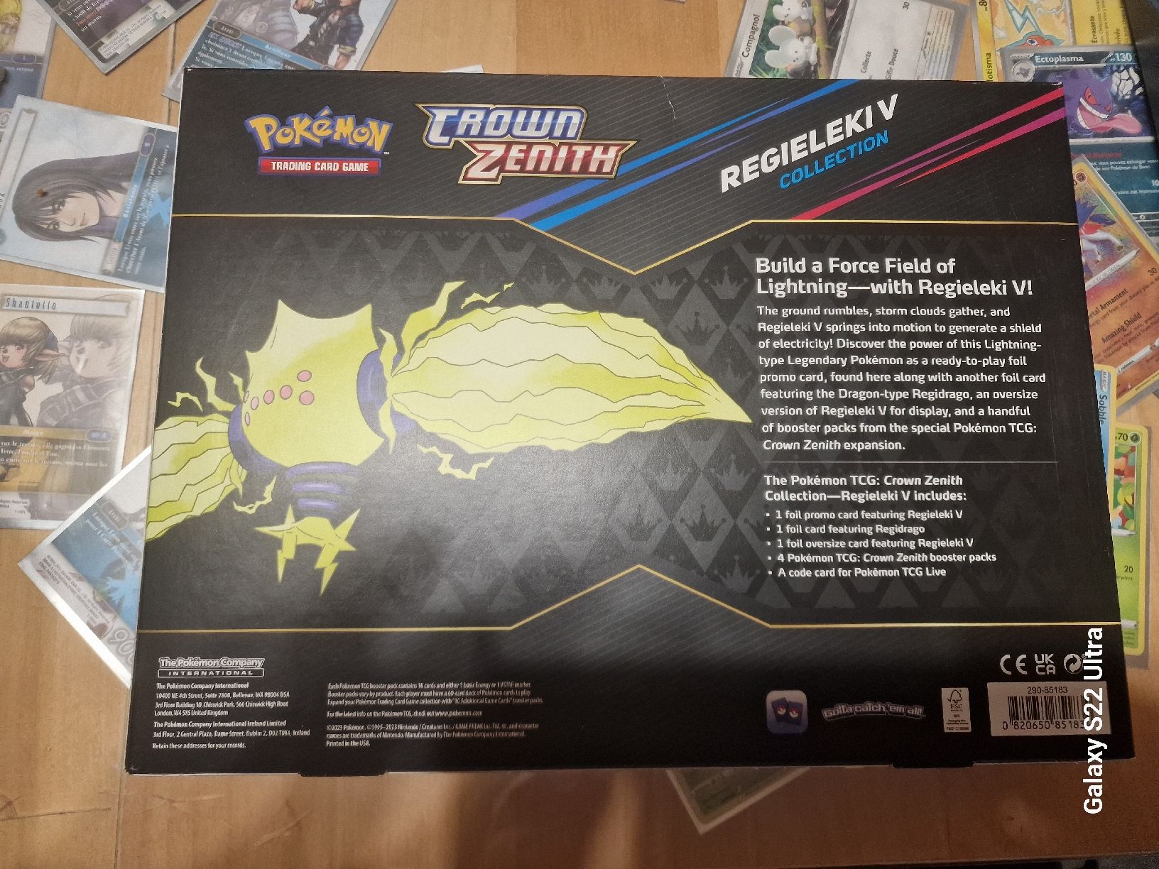 Pokémon Carte collezionabili: Pokémon Regieleki V Crown Zenith ENG scellé – Nuovo e nell'imballaggio originale da Bulle venduto da ned_msw7 3