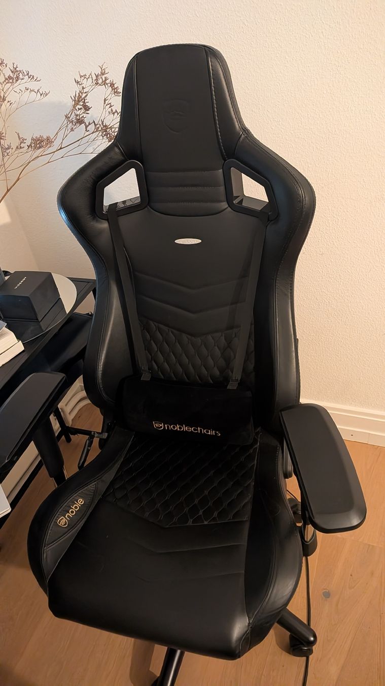 Noblechairs Sedie: noblechairs EPIC Real Leather – Nuovo (secondo la descrizione) da Zürich venduto da wmw_kr6g