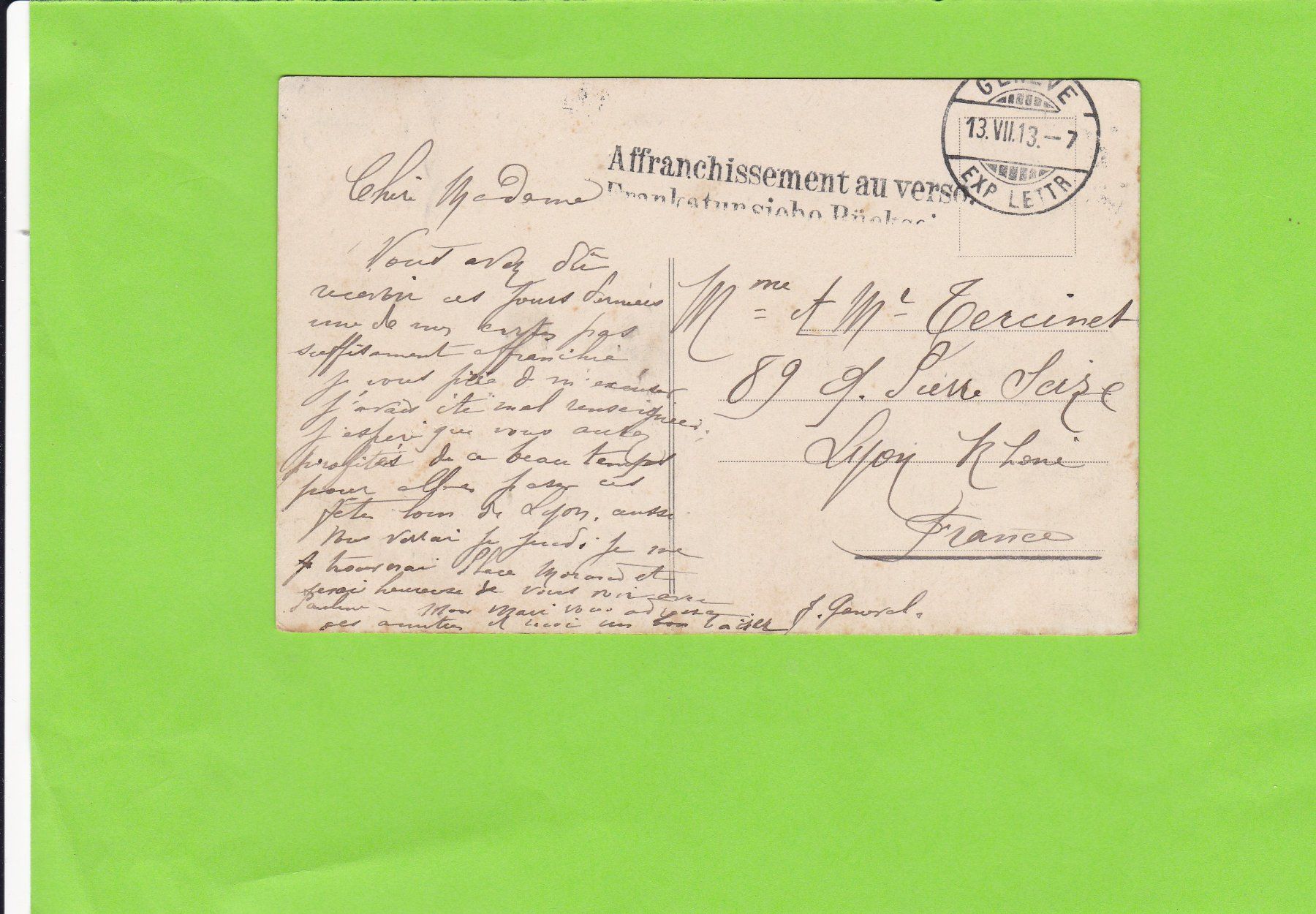 Cartes postales: Genève. La Rade – D'occasion à St. Peterzell par neckertal 1