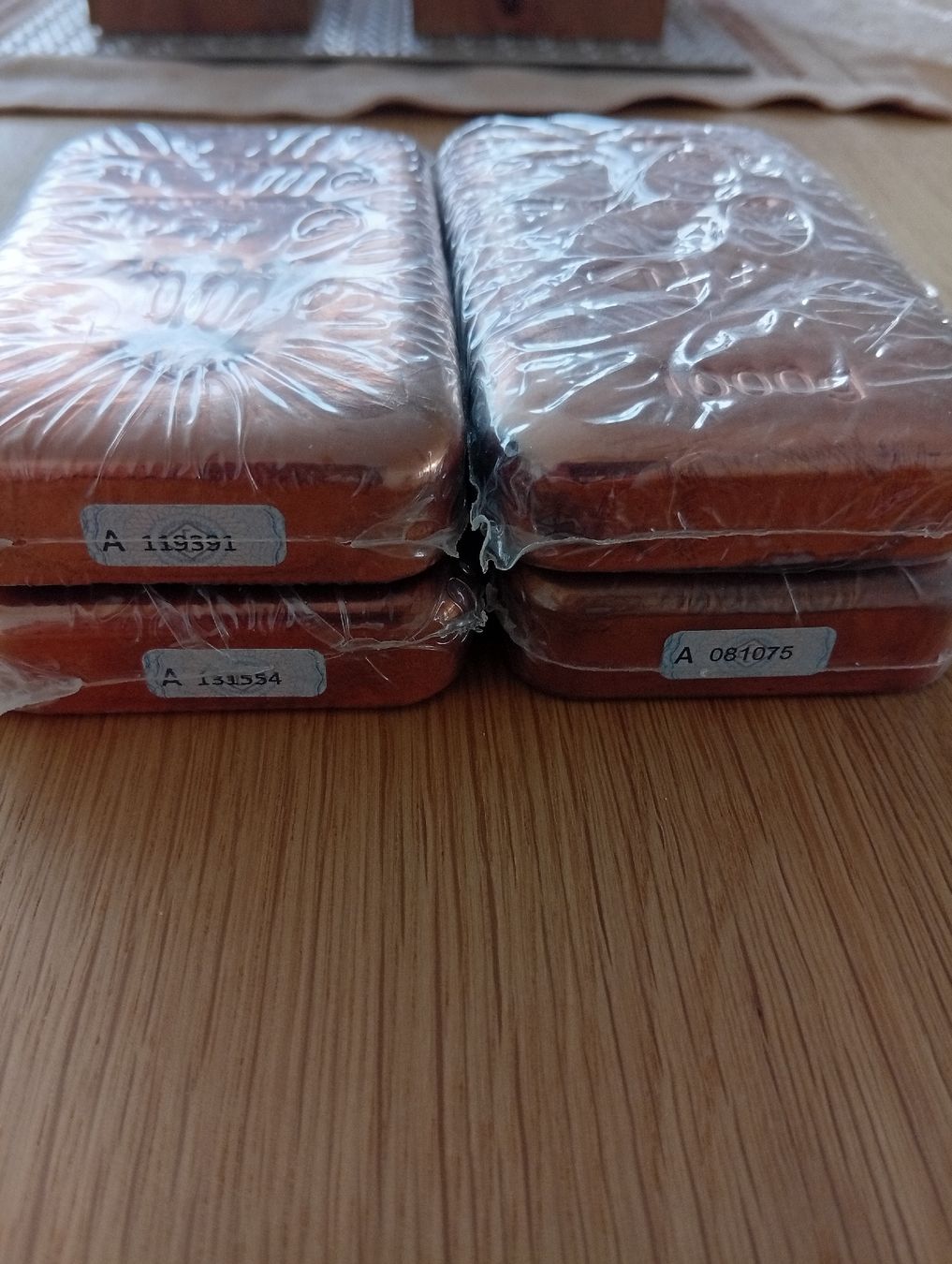Edelmetalle: Feinkupfer Barren 4 kg total – Gebraucht aus Balgach von VicAlox 2