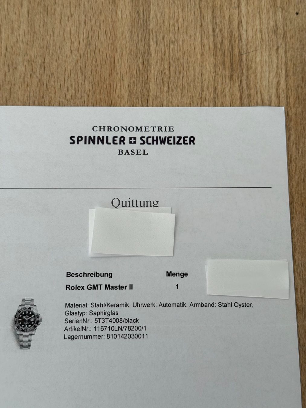 Rolex Uhren: Rolex GMT - Master II Full Set – Gebraucht aus Laufen von winterbirne 9