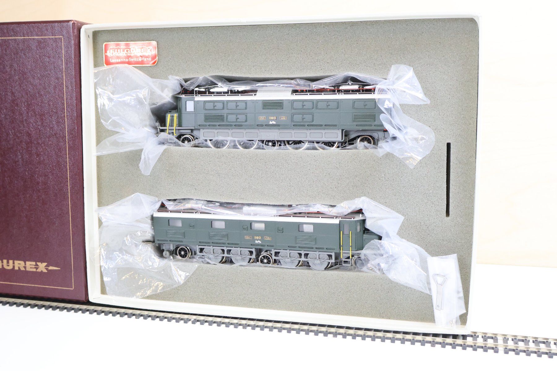 Fulgurex Modellini di ferrovie: Fulgurex SBB Ae 8/14 Gotthard E-Lok H0 DC - Messing – Usato da Winterthur venduto da Monstera 3