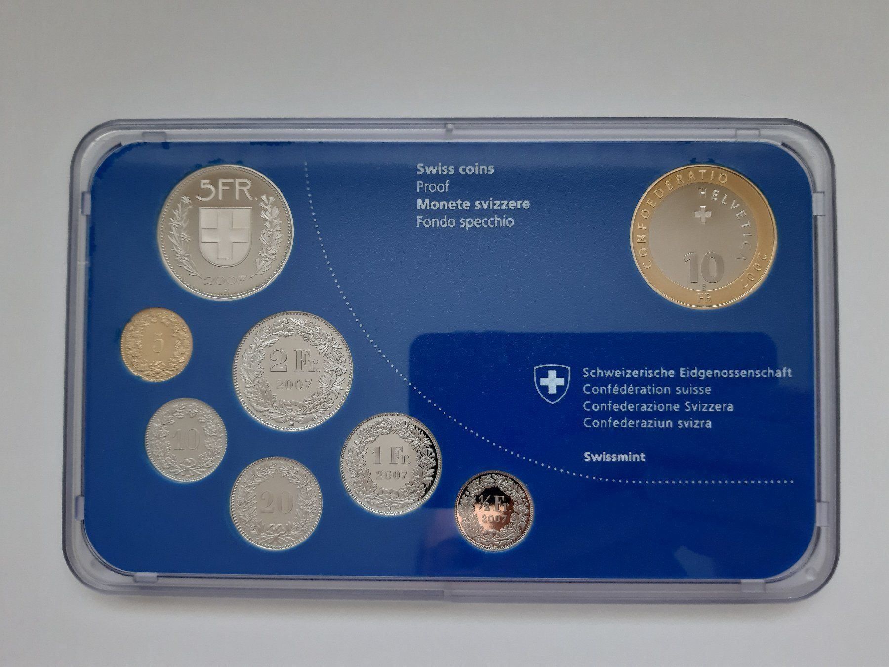 Tutti le monete: Münzsatz 2007 pp NEU! – Nuovo e nell'imballaggio originale da Pfäffikon ZH venduto da Schweizer_Muenzen 3