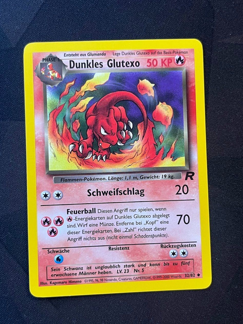 Pokémon Sammelbilder & Trading cards: Pokemon -  Dunkles Glutexo 32 Rocket  – Gebraucht aus schaan von Schokoloco