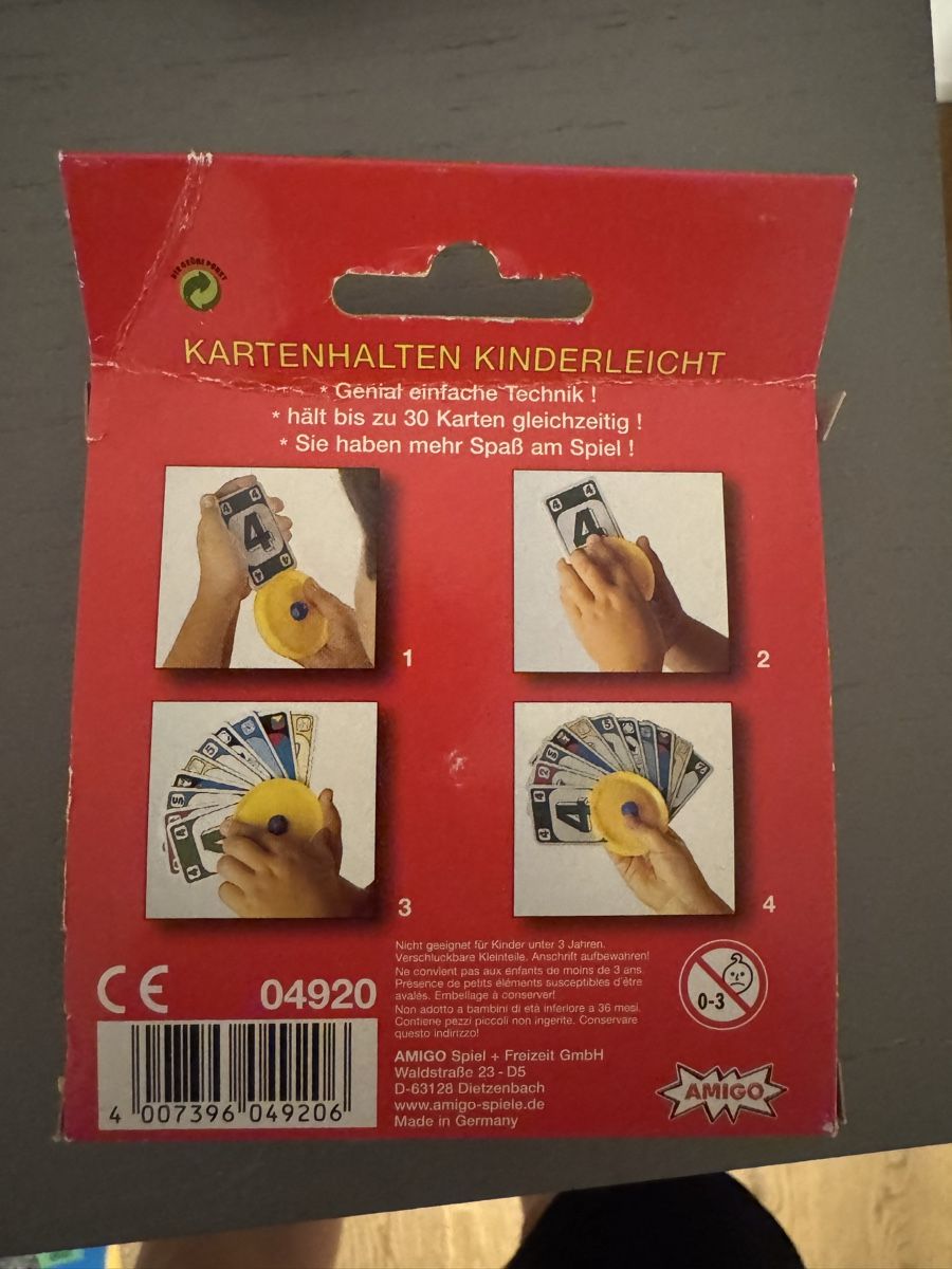 Amigo Giochi: Kartenhalter (Kartenspiele) – Usato da Grüningen venduto da Jimmy20 2