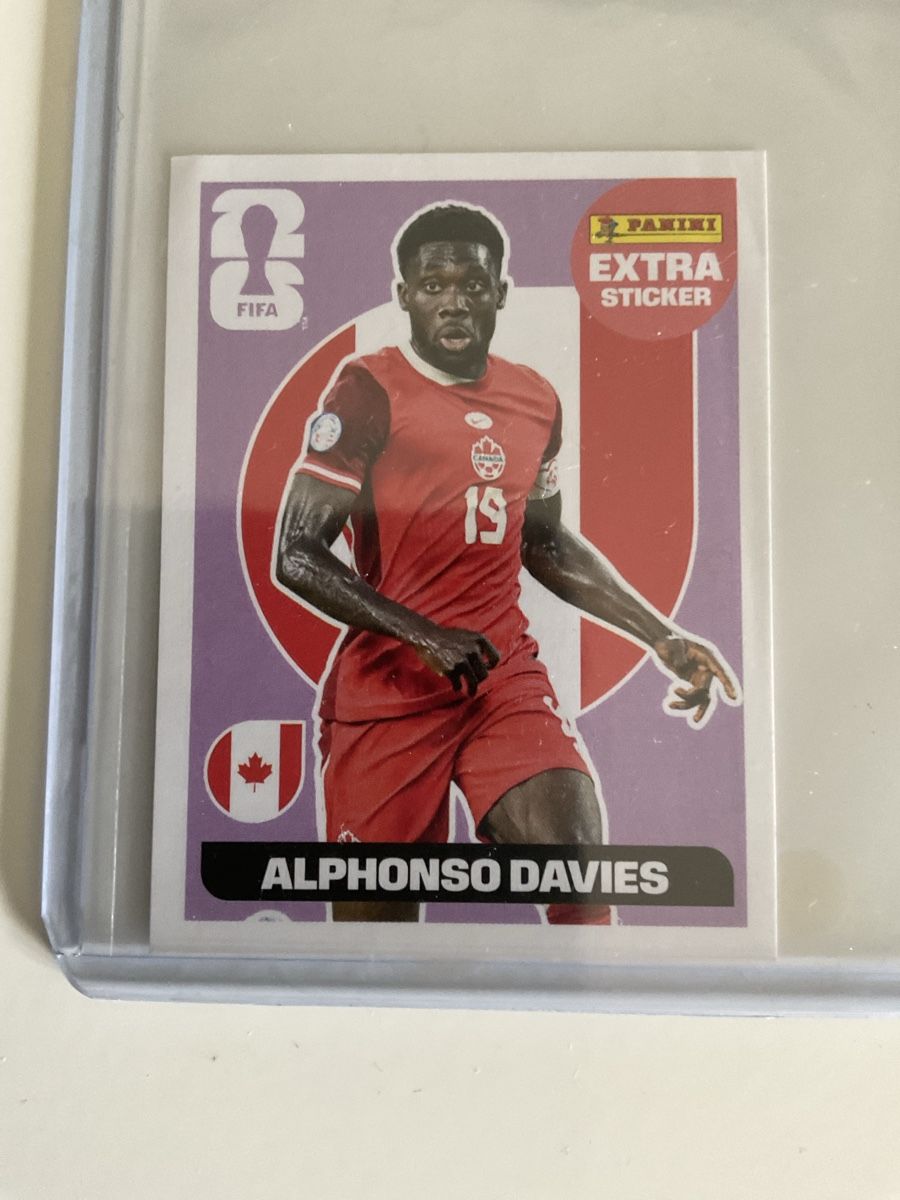 Panini Sammelbilder & Trading cards: Panini WM 2026 Extra Sticker Alphonso Davies - Canada – Gebraucht aus Basel von hill007