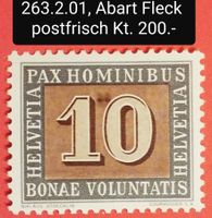 MA415) 263.2.01, Abart grosser Fleck postfrisch Kt. 200.-