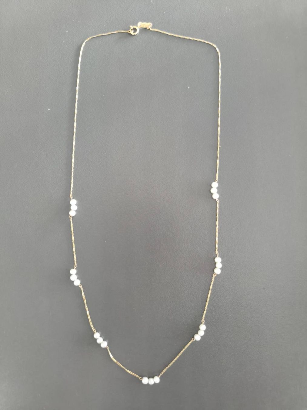 Catenine: 14-karätige Perlenkette – Usato da Luzern venduto da llubaa 3