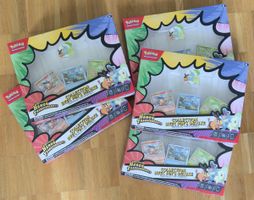 Lot Box Pokémon Collection avec Pins Premiers Partenaires
