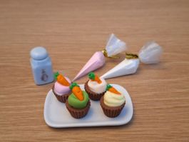 Handmade Rüebli Cupcakes  Set