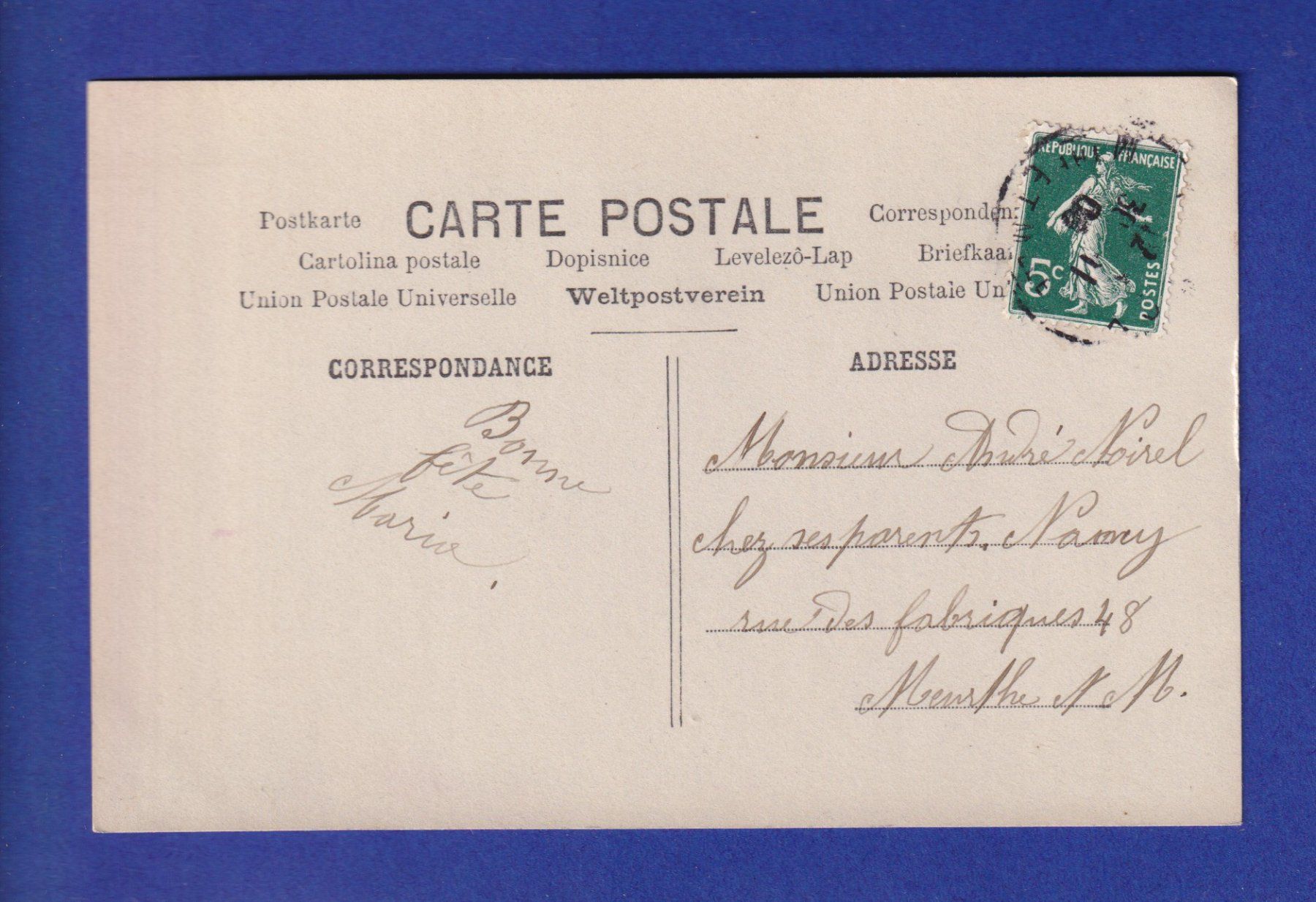 Cartoline postali: ENFANT - Jeune garçon – Usato da Pully venduto da nicecards-shop 1