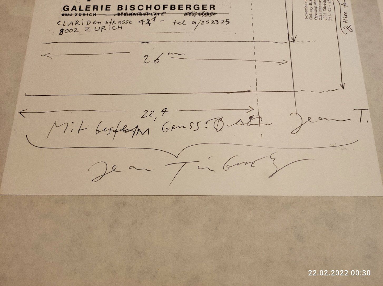 Poster & Bilder: JEAN TINGUELY - BISCHOFBERGER 1975 – Gebraucht aus Goldach von Gaip 2