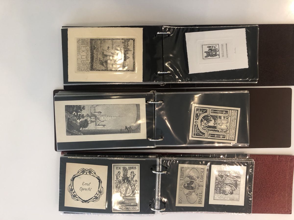 Poster & Bilder: Grosse Sammlung Ex-Libris in 3 Alben - viele limitierte ! – Gebraucht aus Lufingen von Rac0 5
