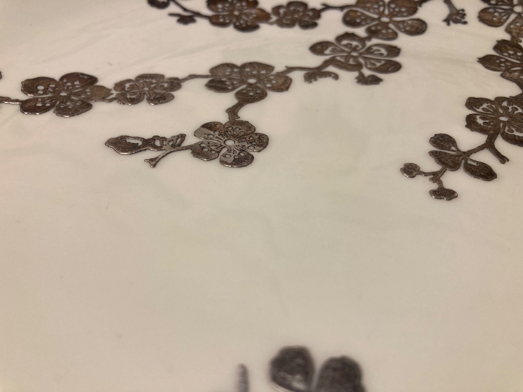 Piatti: ANTIKER BAVARIA KUNST TELLER, PLATTE MIT SILBER, KRONACH – Usato da Schleinikon venduto da msfwmw2 5