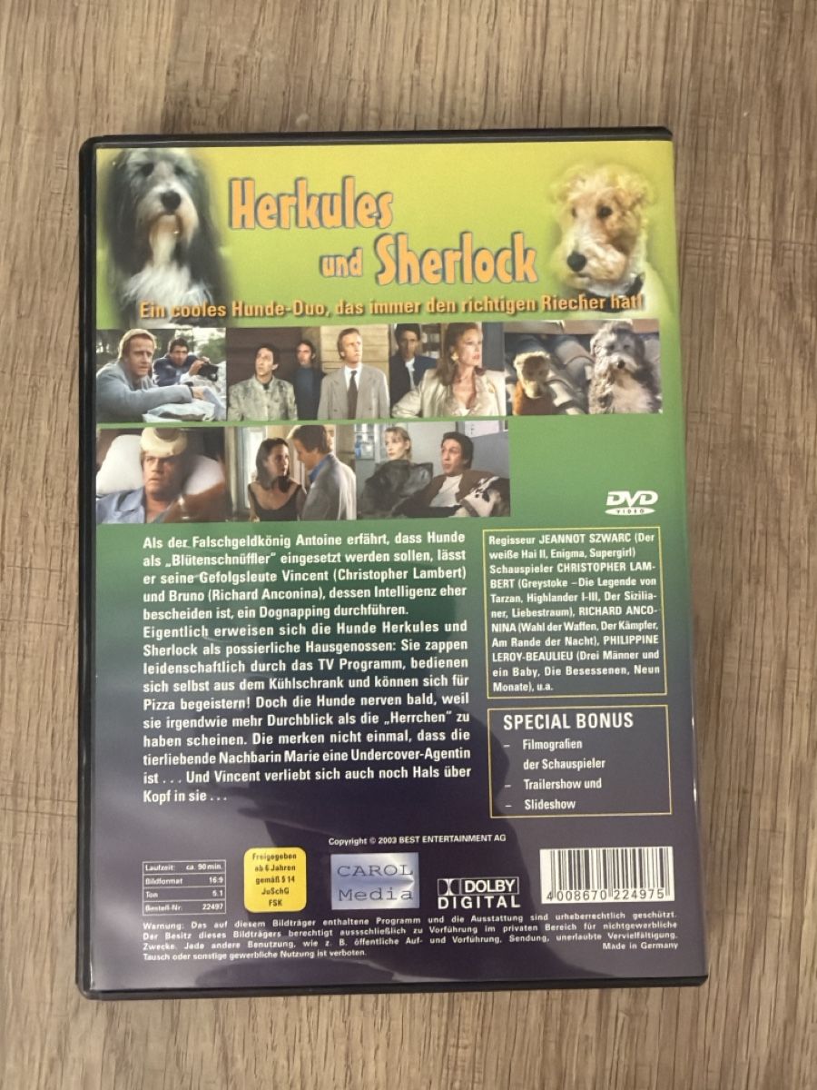 Tutti i DVDs: Herkules und Sherlock (1996) DVD Christopher Lambert – Usato da Hagendorn venduto da masterchieff 1
