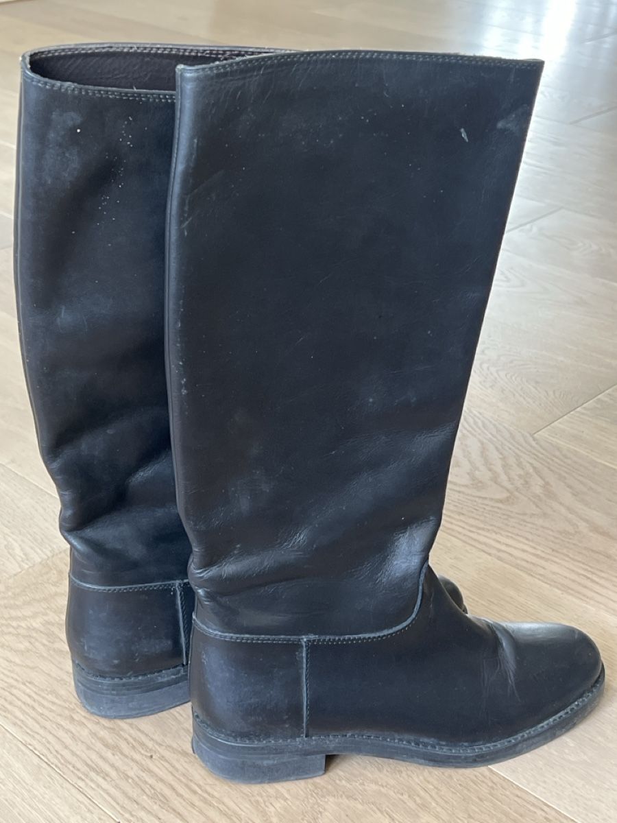 Navyboot Chaussures femmes: Schwarze NAVYBOOT Lederstiefel, Gr. 38 – D'occasion à Schaffhausen par Halu279 2