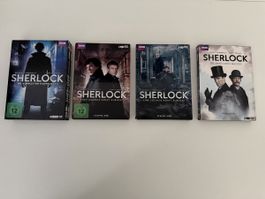 Sherlock Staffel 1-4 + Special DVD Box Set guter Zustand