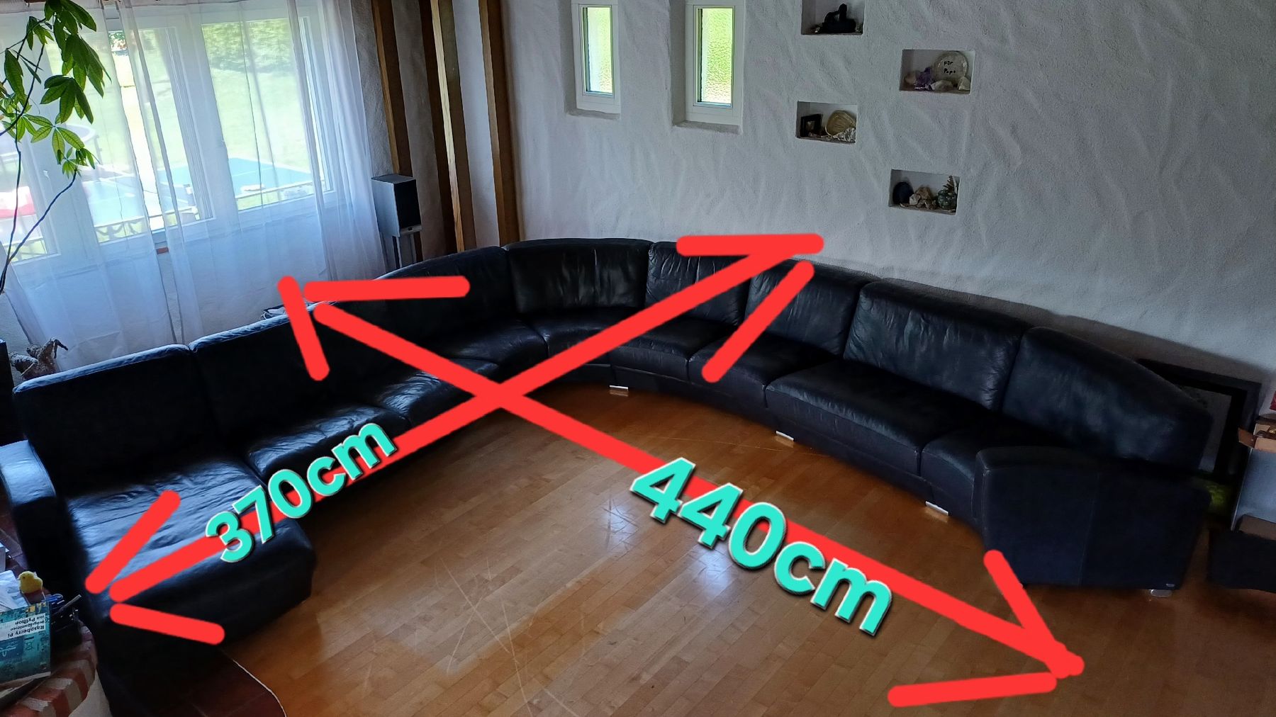 Divani: Sofa de sede Ledersofa riesig – Usato da Degersheim venduto da Alphi 6
