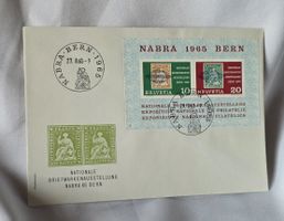 Ersttagbrief NABRA 1965 BERN Briefmarkenausstellung