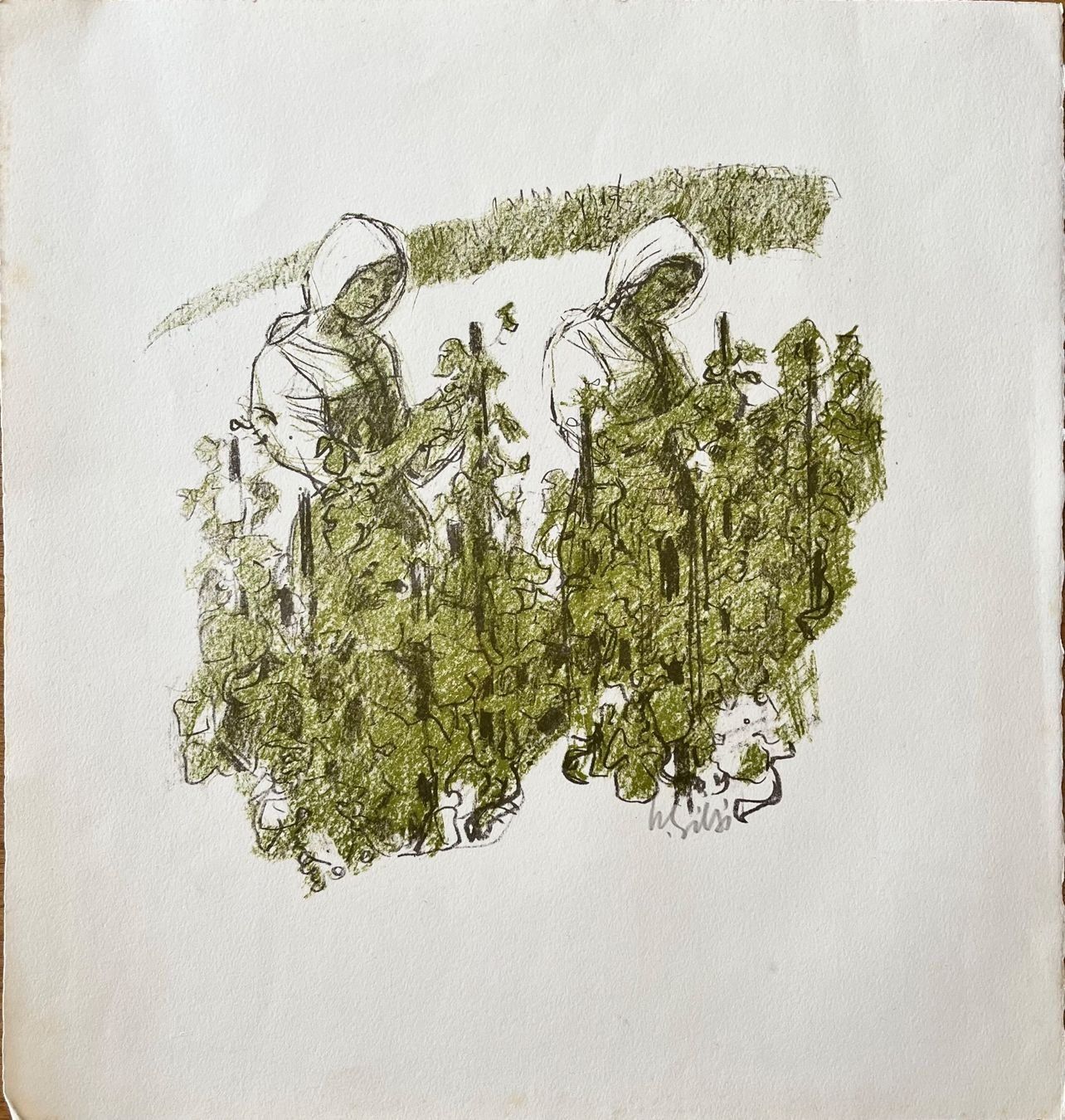 Grafica & Litografie: HUGO WÄLTI LITHOGRAPHIE SIGNIERT – Usato da Gersau venduto da grafik-kunst 7