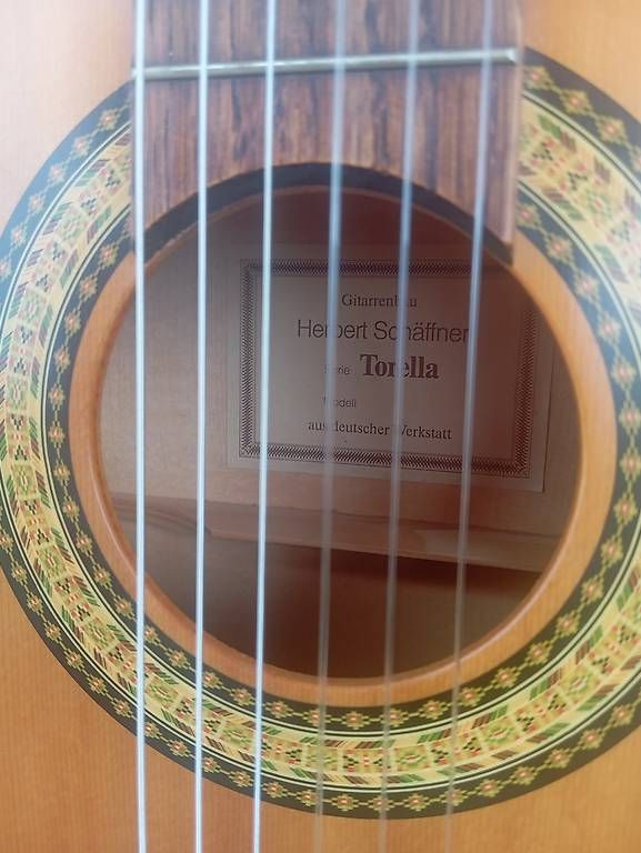 Musikinstrumente: 7/8 gitarre Herbert Schaffner torella 100 – Gebraucht aus Basel von Petergunn 1