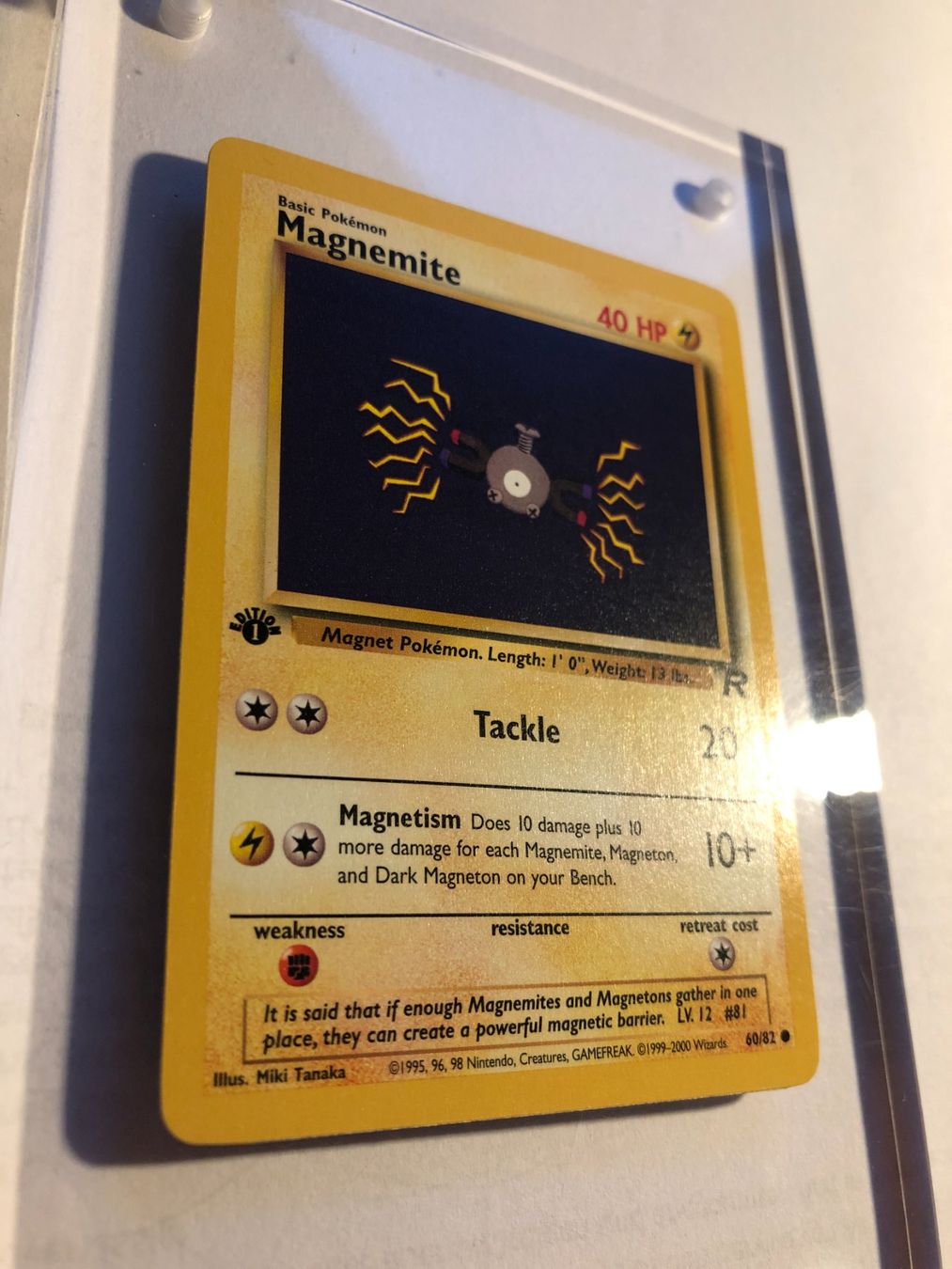 Carte collezionabili: Magnemite 1st Team Rocket - MINT - ab 1.- – Usato da Giubiasco venduto da dan_pr8b 1