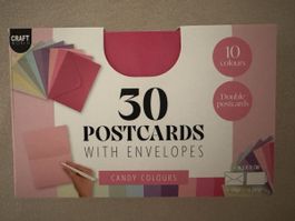 📬✨ 30 Klappkarten + 30 Umschläge - 10 Farben | NEU! 🌟