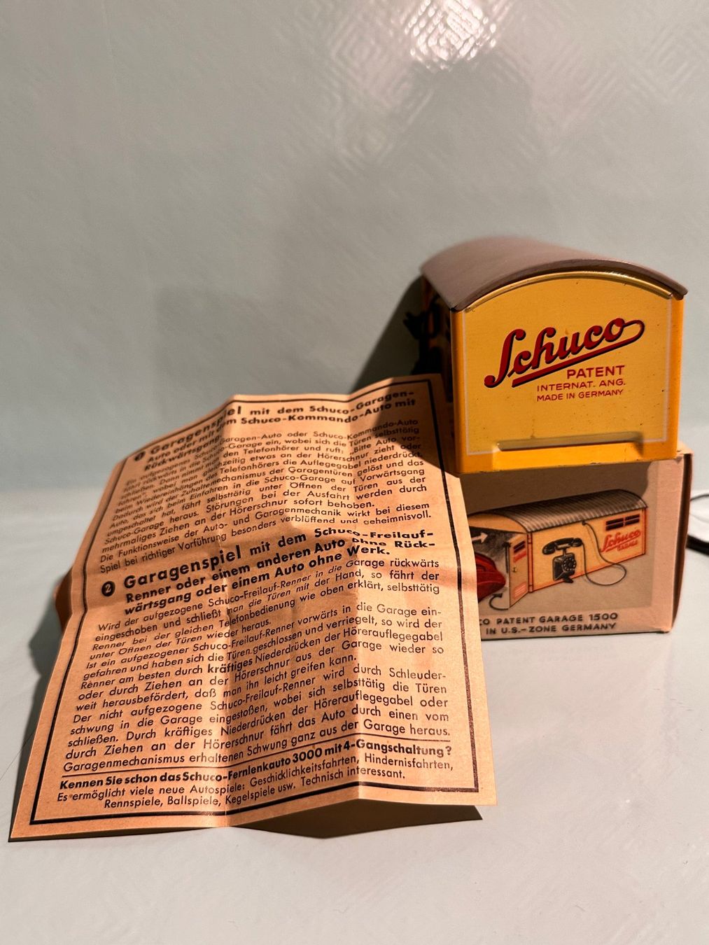 Schuco Giocattoli: Alte Schuco Garage No. 1500  Made in Germany – Usato da Seuzach venduto da Jage 4