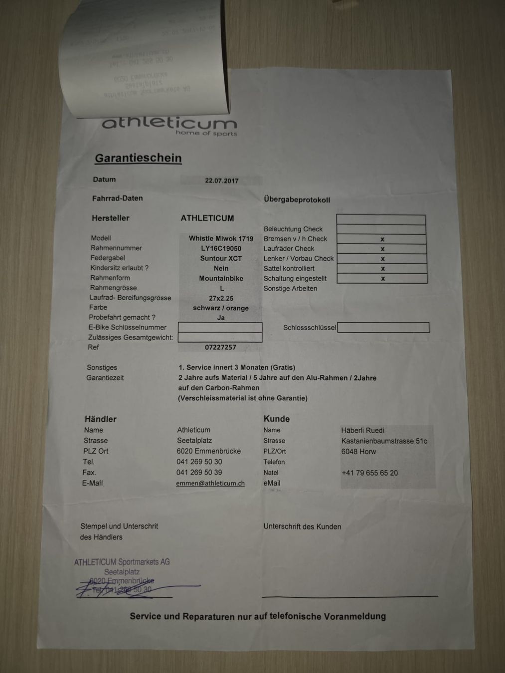 Biciclette: Velo – Nuovo (secondo la descrizione) da Luzern venduto da ibr_qb6j 7