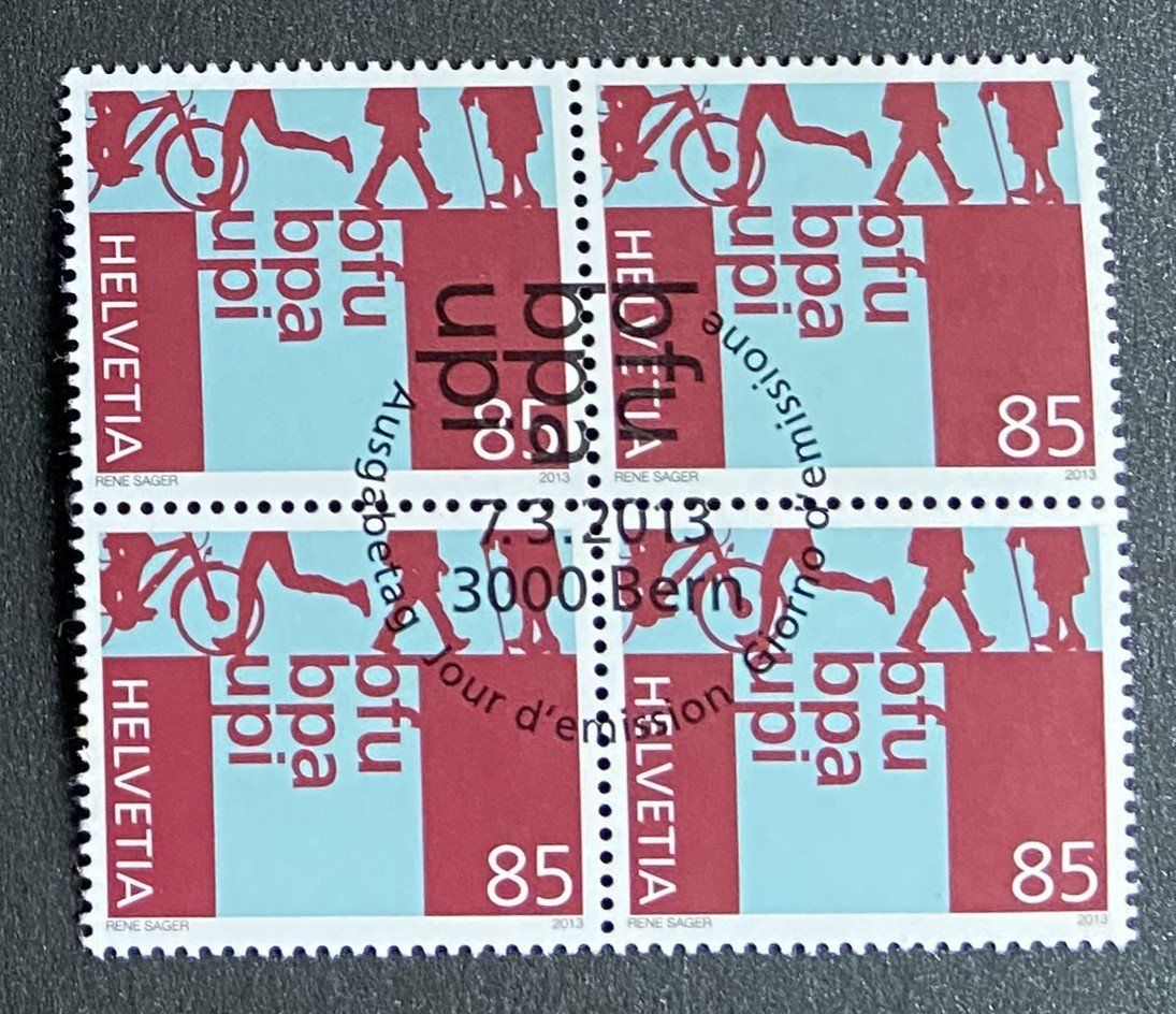 Alle Briefmarken: ET Freimarke  4er Blocks 2008 / 2011 /2013 – Gebraucht aus Böckten von Hansi36 6