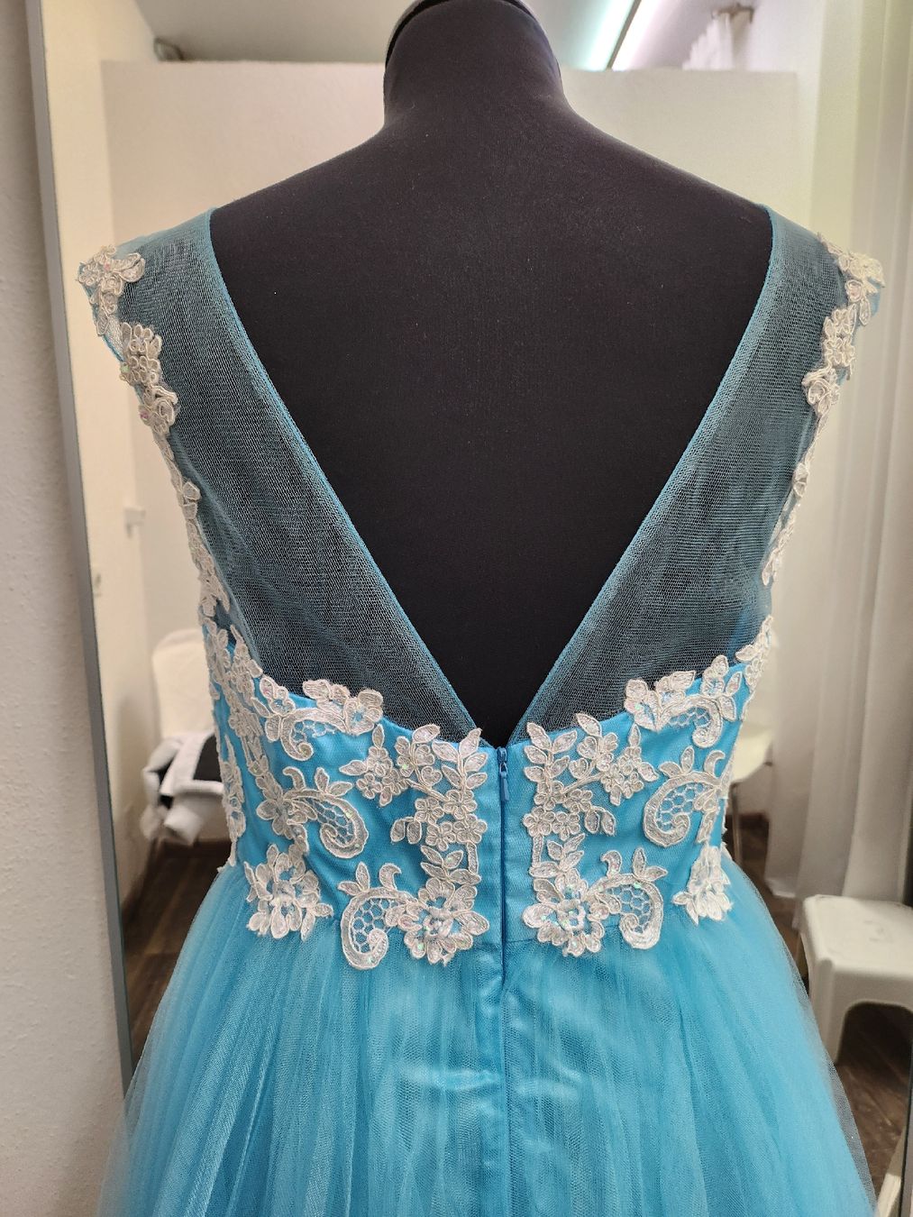 Vestiti: kleid blau – Nuovo (secondo la descrizione) da Uster venduto da VMT. 3