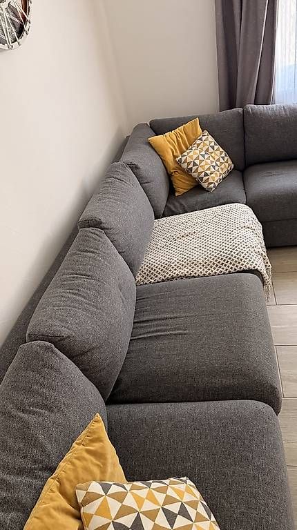 Divani: Grosse Eckcouch / Sofa, grau, sehr bequem, Top Zustand! – Usato da Starrkirch-wil venduto da Serdi001 2