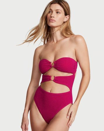 Victoria’s Secret Shimmer One Piece Bikini M NEW