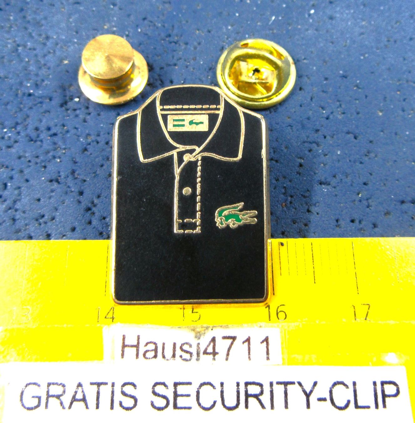 LACOSTE PIN ENAMEL GODIG ARTHUS BERTRAND MIT SECURITY-CLIP (Gebraucht ...