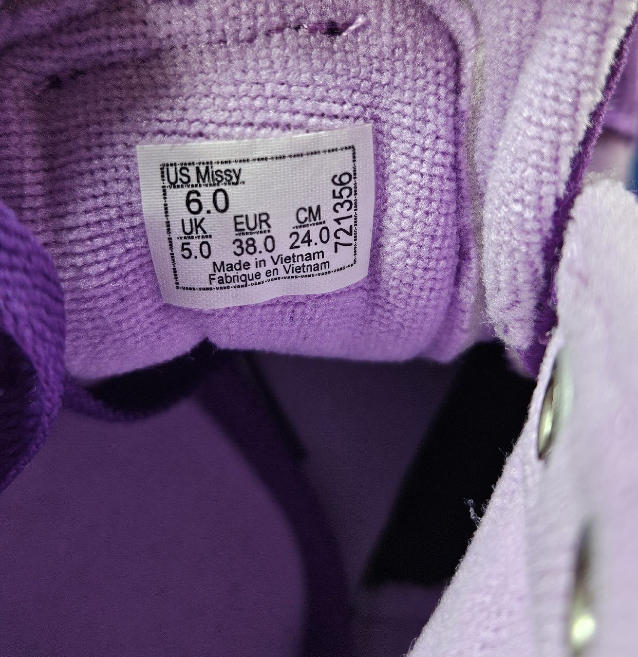 Vans Damenschuhe: Vans viola chiaro lilla n. 38 – Neu (gemäss Beschreibung) aus Cagiallo von dba_6pzp 5